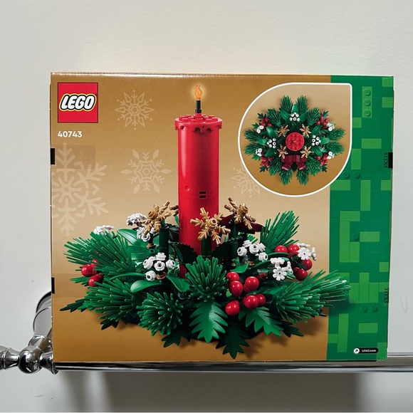 SALE Sealed LEGO Christmas Table Decoration Set 40743 with candle and greenery - Picture 2 of 6